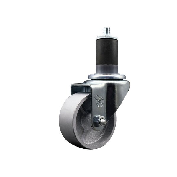 3'' Semi Steel Wheel Swivel 1-5/8'' Expanding Stem Caster
